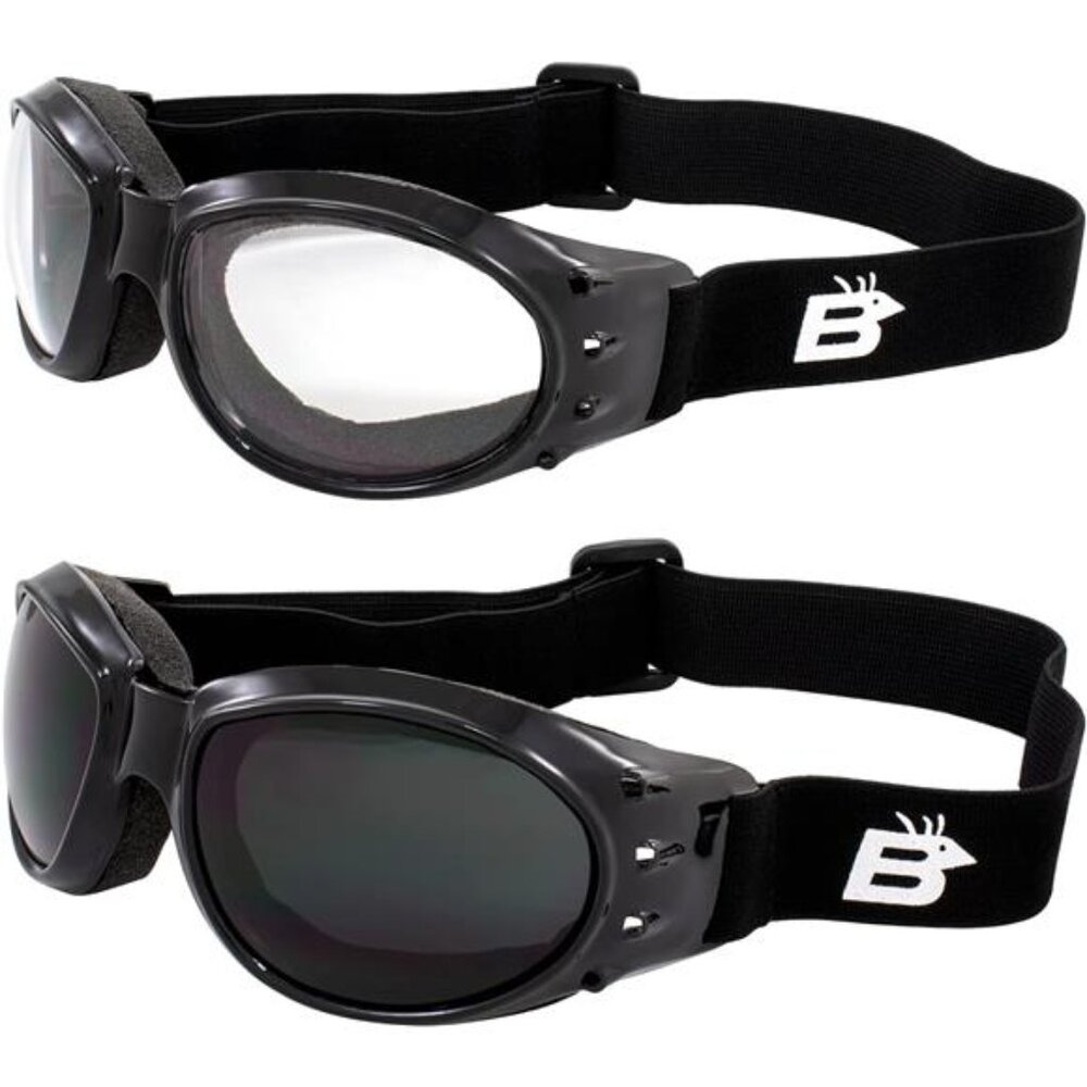 Motorcycle Goggles ATV Airsoft Biker Off Road All Weather UV Dust Protection